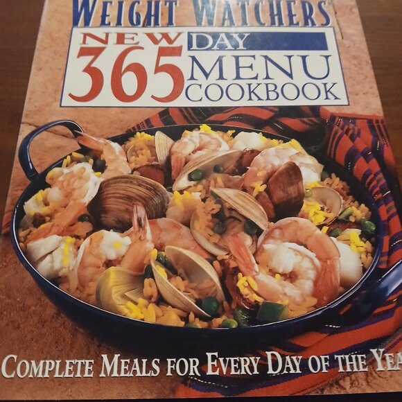Weight Watcher's New 365 Day Menu Cookbook Hardcover GUC - Picture 3 of 4
